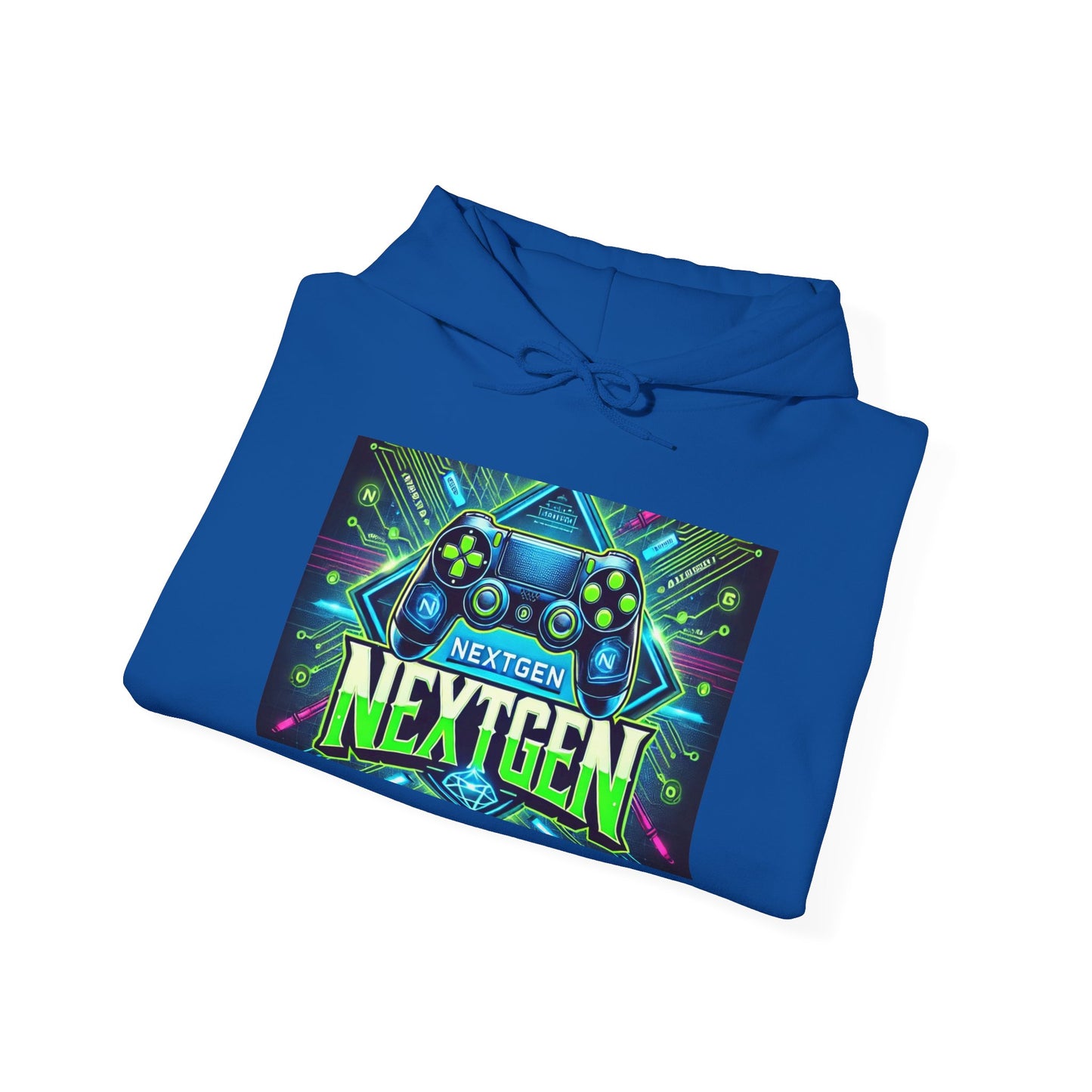 Next Gen Gamer Unisex Hooded Sweatshirt - Retro Gaming Design