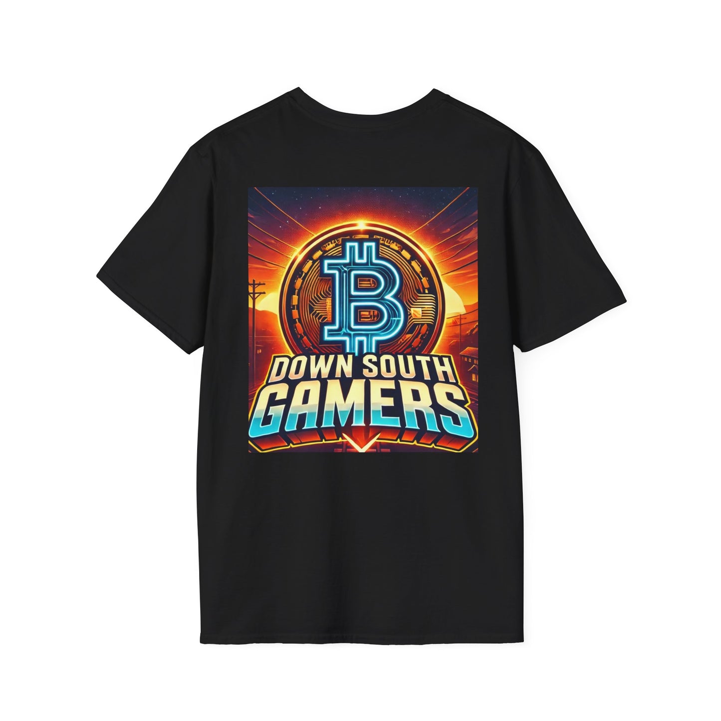Bitcoin Gamer Unisex Softstyle T-Shirt - Buy The Dip