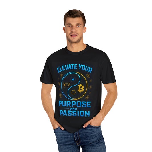 Elevate Your Purpose and Passion T-Shirt | Unisex Garment-Dyed Tee, Motivational Top for Gamers, Cryptocurrency Lovers, Birthday Gift, [...]