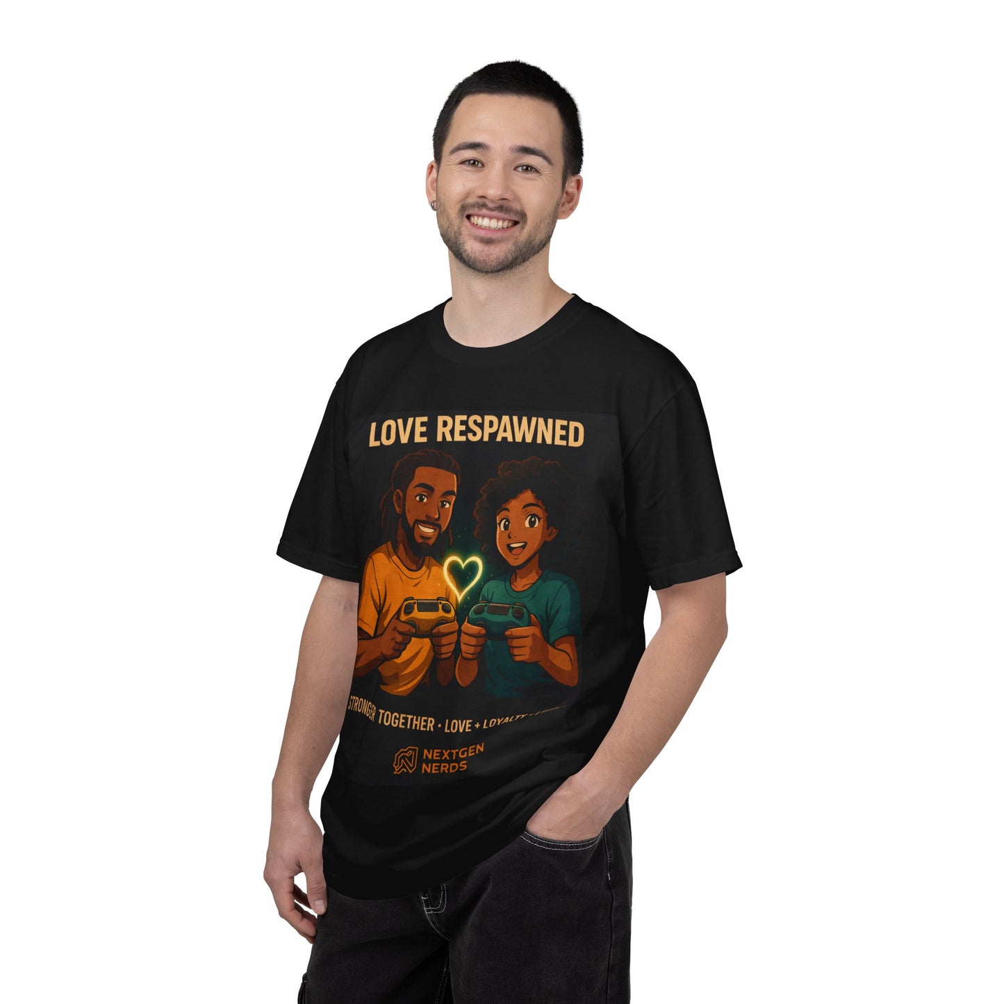 Raised on Greatness T-Shirt — "Love Respawned" Gamer Family Tee