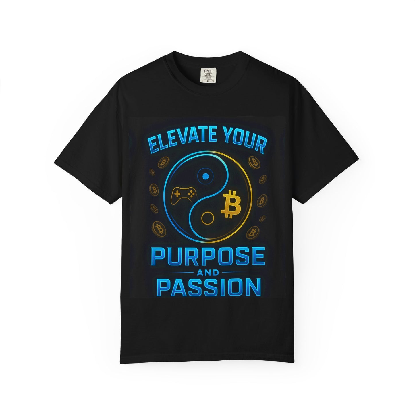 Elevate Your Purpose and Passion T-Shirt | Unisex Garment-Dyed Tee, Motivational Top for Gamers, Cryptocurrency Lovers, Birthday Gift, [...]