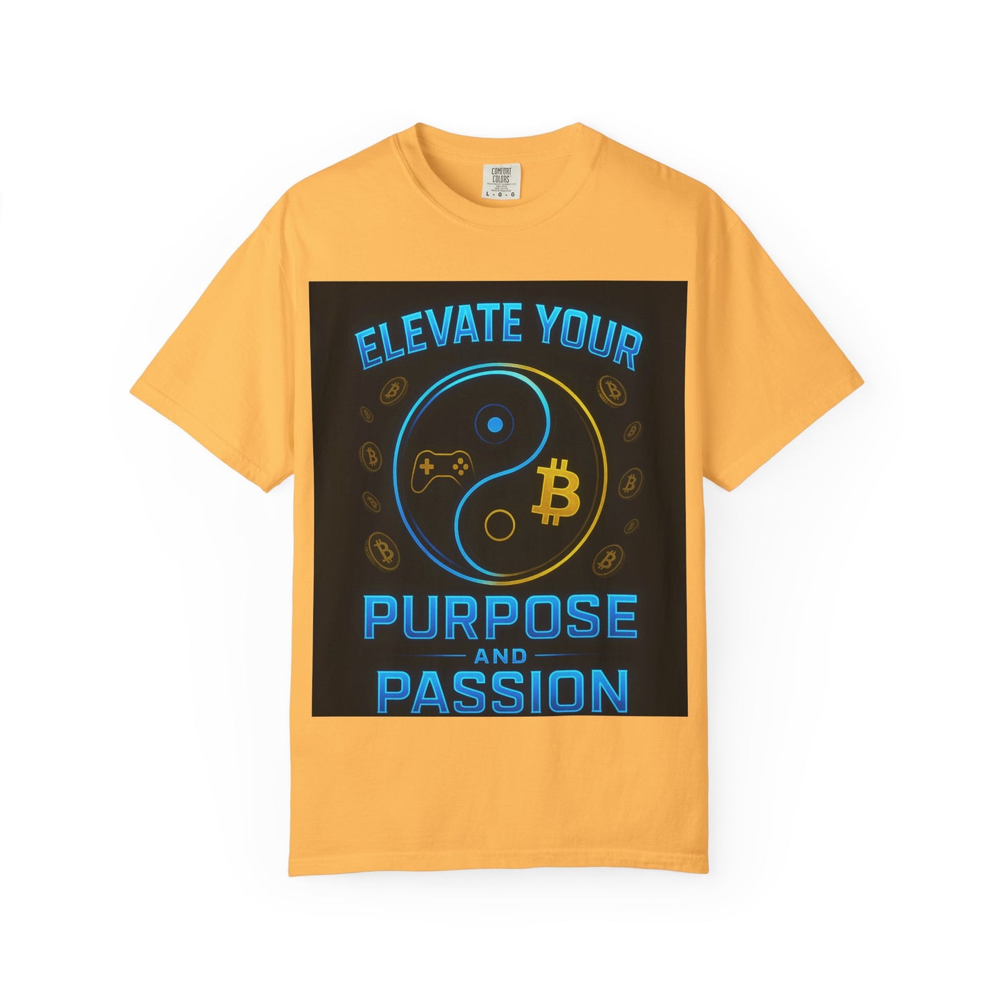 Elevate Your Purpose and Passion T-Shirt | Unisex Garment-Dyed Tee, Motivational Top for Gamers, Cryptocurrency Lovers, Birthday Gift, [...]