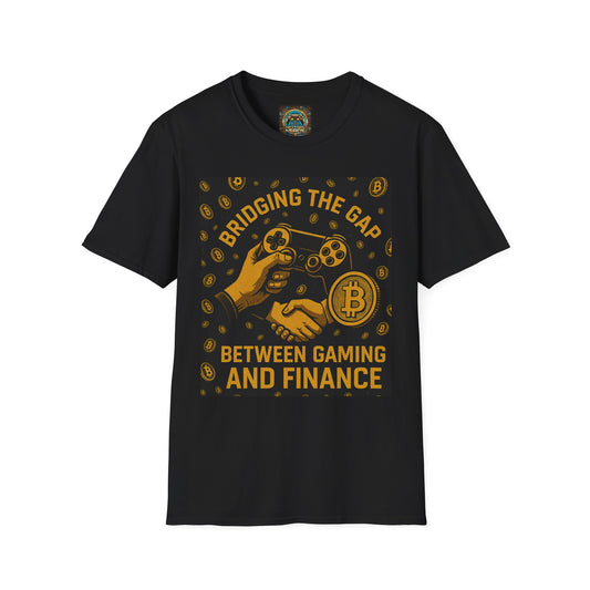 Gaming Finance T-Shirt | Bridging the Gap | Black Excellence | Unisex Tee | Gaming Fan Gift