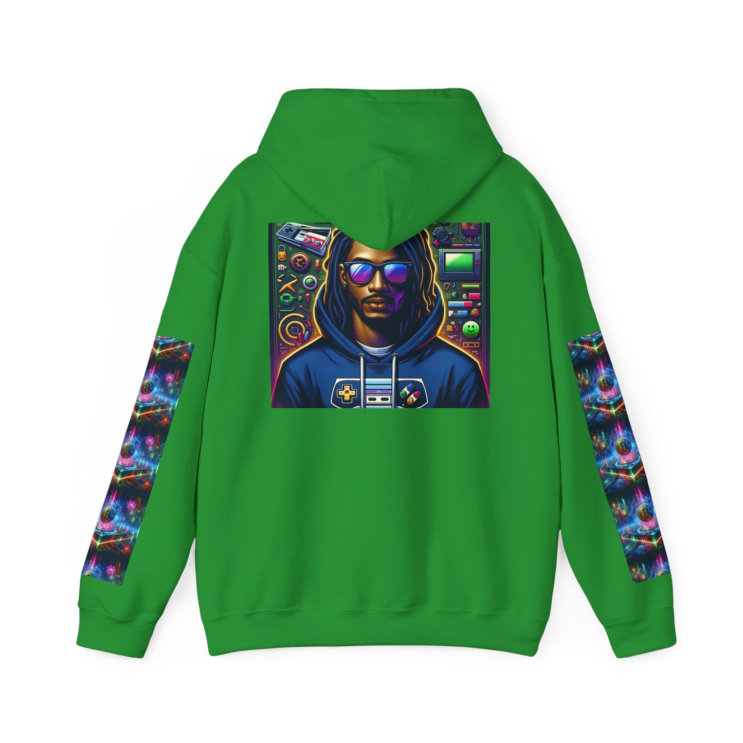 Next Gen Gamer Unisex Hooded Sweatshirt - Retro Gaming Design