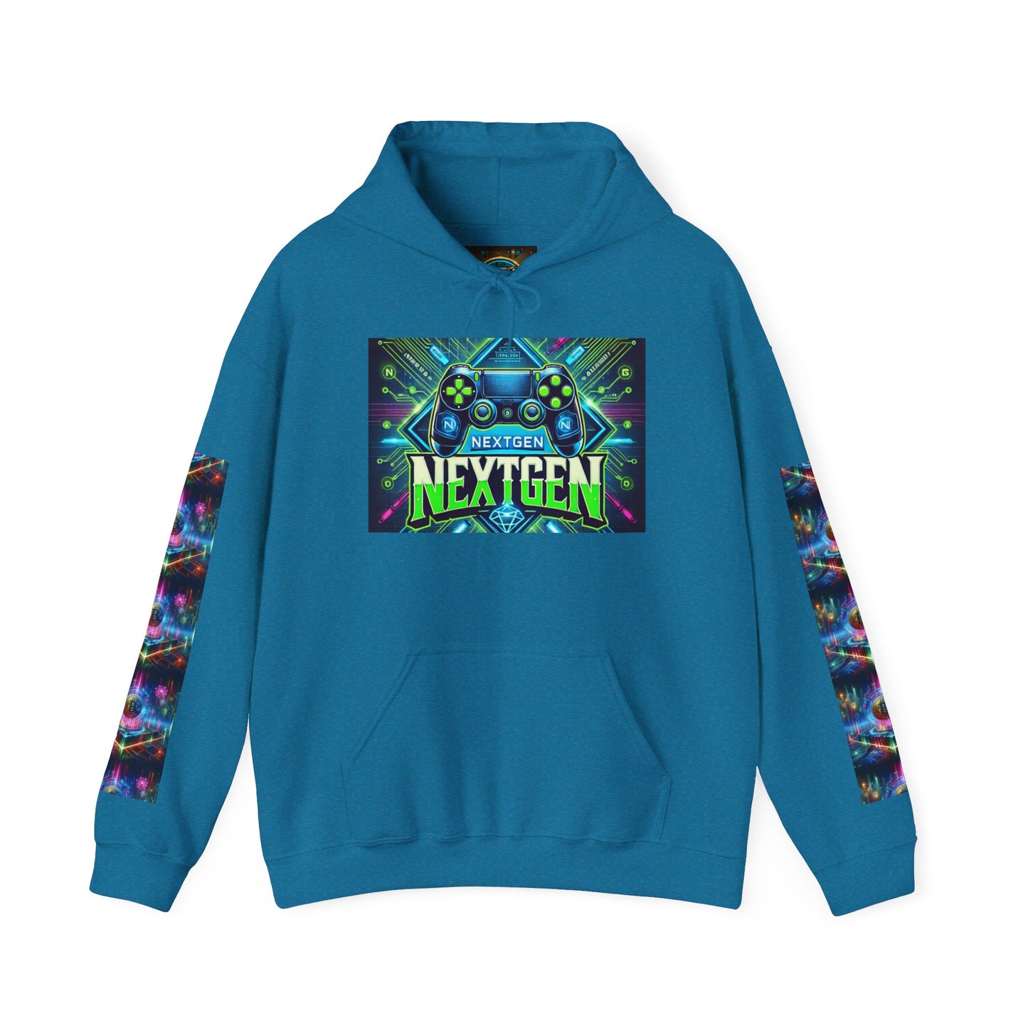 Next Gen Gamer Unisex Hooded Sweatshirt - Retro Gaming Design