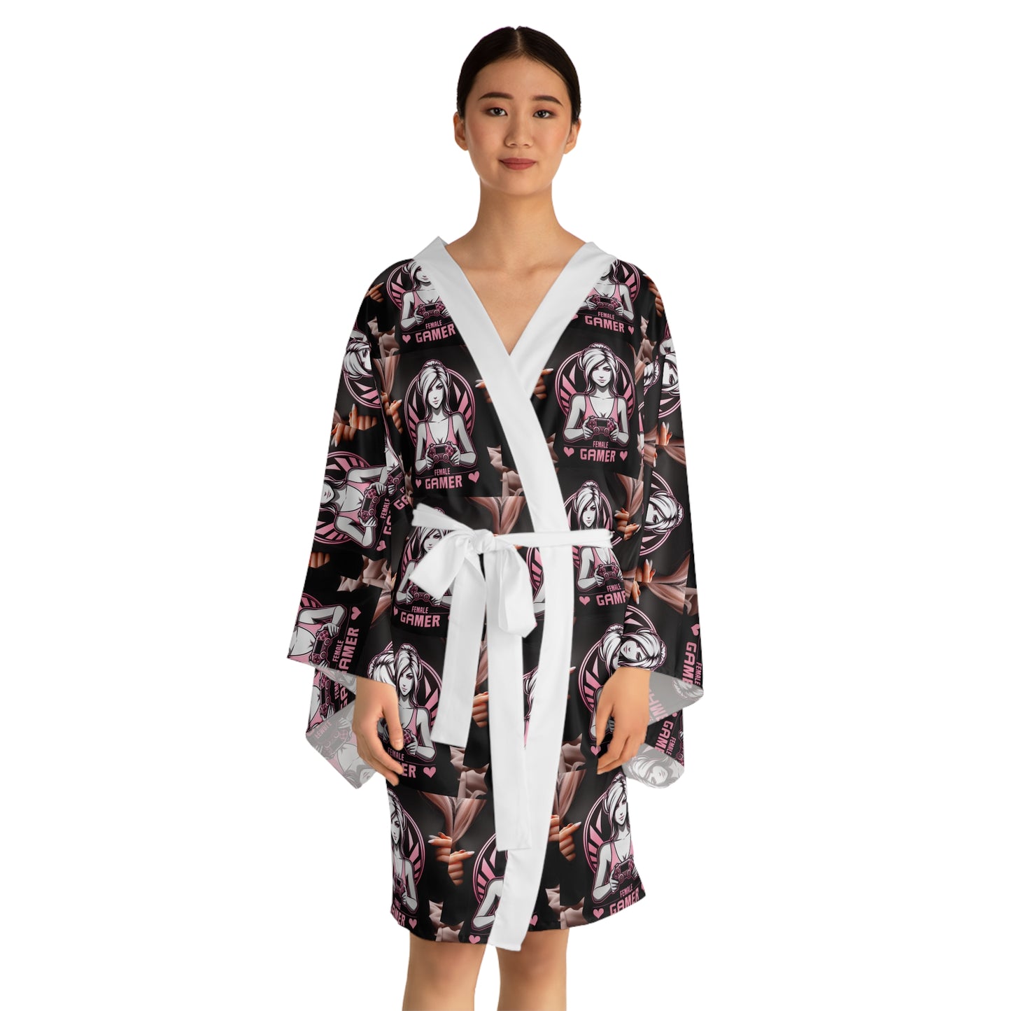 Next Gen Gamer Long Sleeve Kimono Robe - Stylish Loungewear for Gaming Enthusiasts