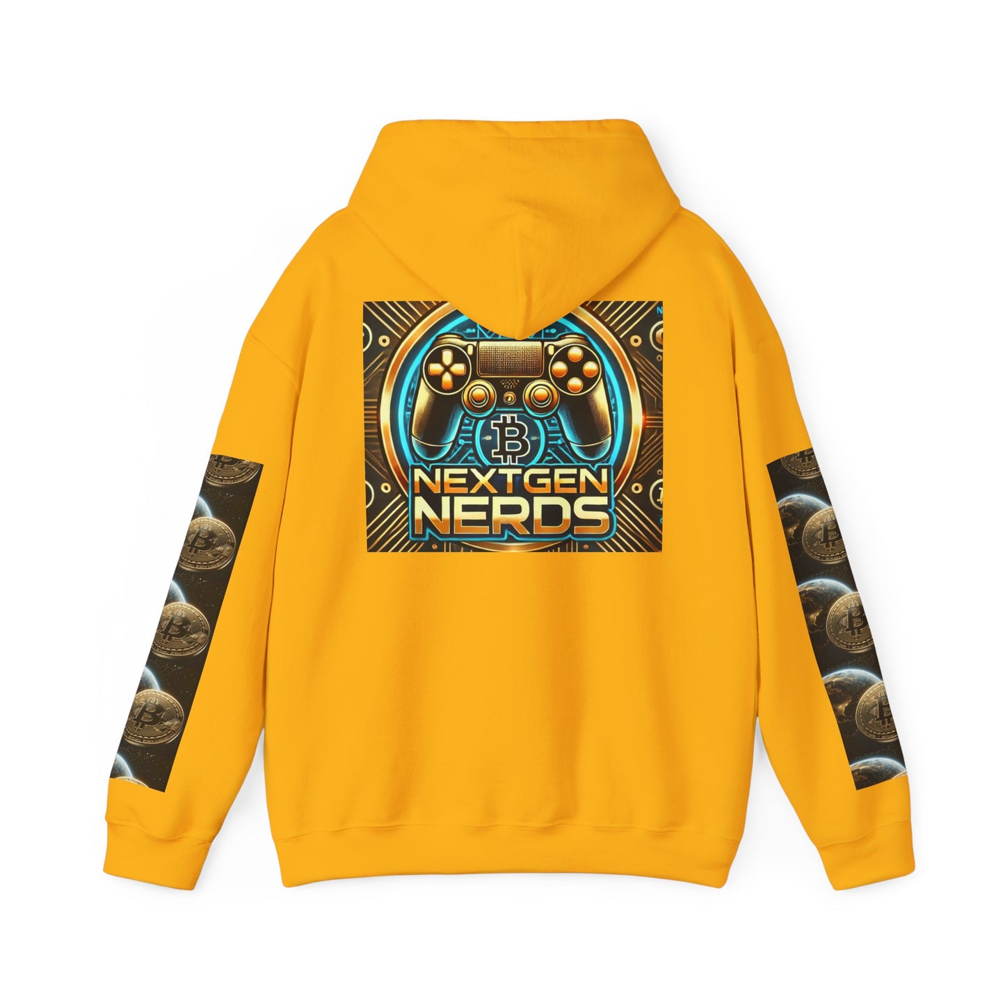 Unisex Bitcoin Gamer Hoodie - 'Buy the Dip' Design, Perfect for Crypto Enthusiasts