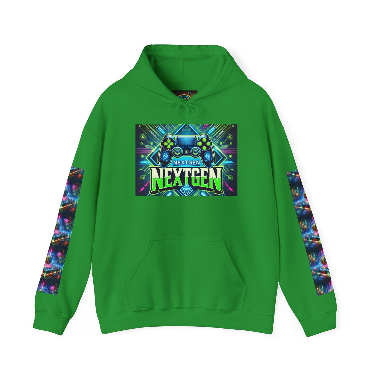 Next Gen Gamer Unisex Hooded Sweatshirt - Retro Gaming Design