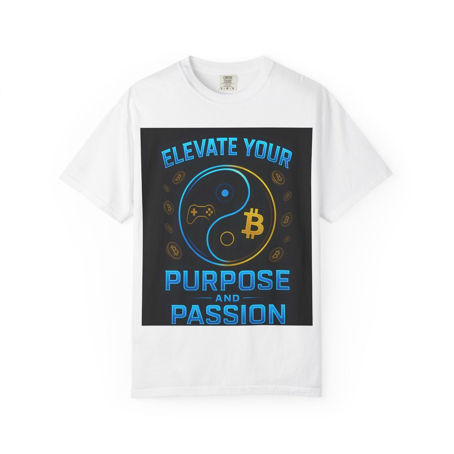 Elevate Your Purpose and Passion T-Shirt | Unisex Garment-Dyed Tee, Motivational Top for Gamers, Cryptocurrency Lovers, Birthday Gift, [...]