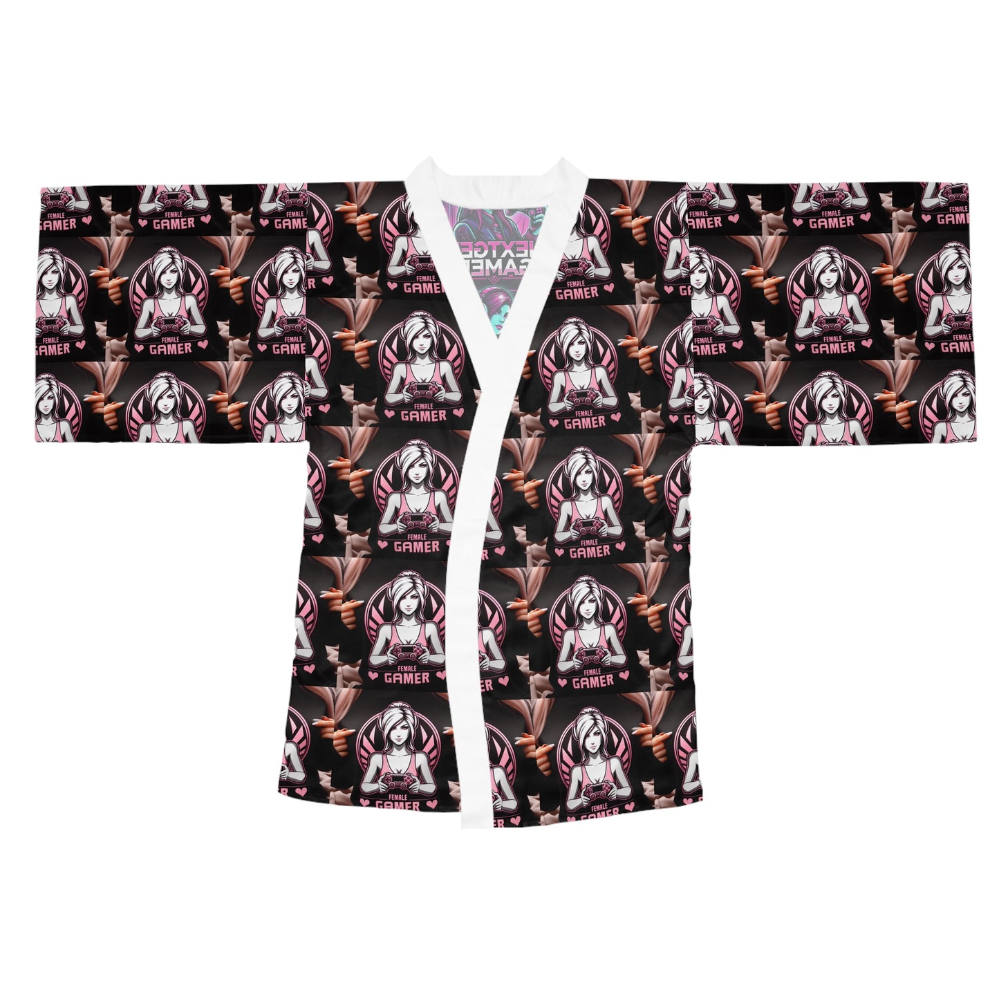 Next Gen Gamer Long Sleeve Kimono Robe - Stylish Loungewear for Gaming Enthusiasts