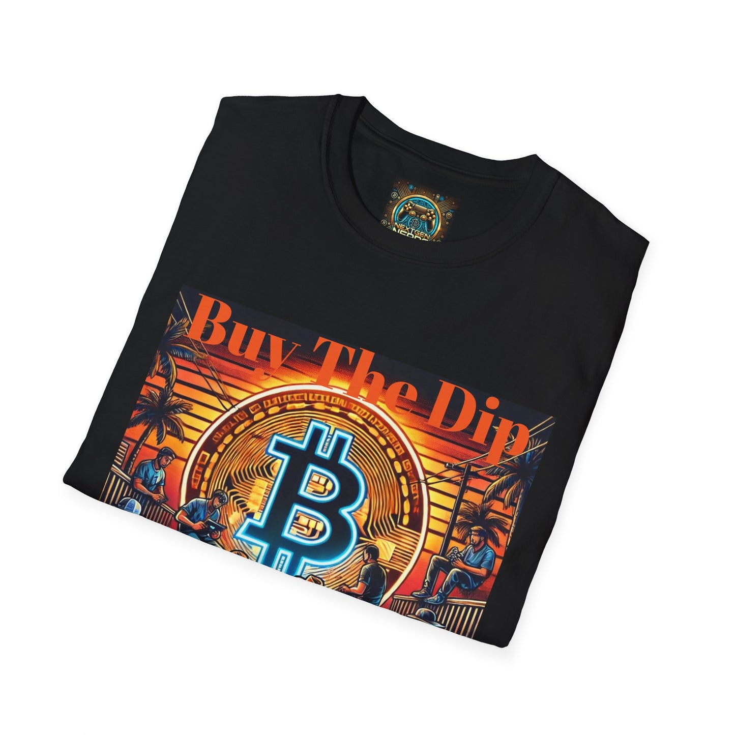 Bitcoin Gamer Unisex Softstyle T-Shirt - Buy The Dip