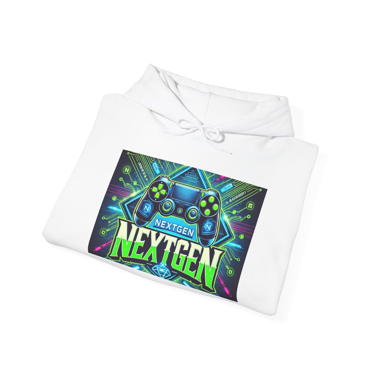 Next Gen Gamer Unisex Hooded Sweatshirt - Retro Gaming Design