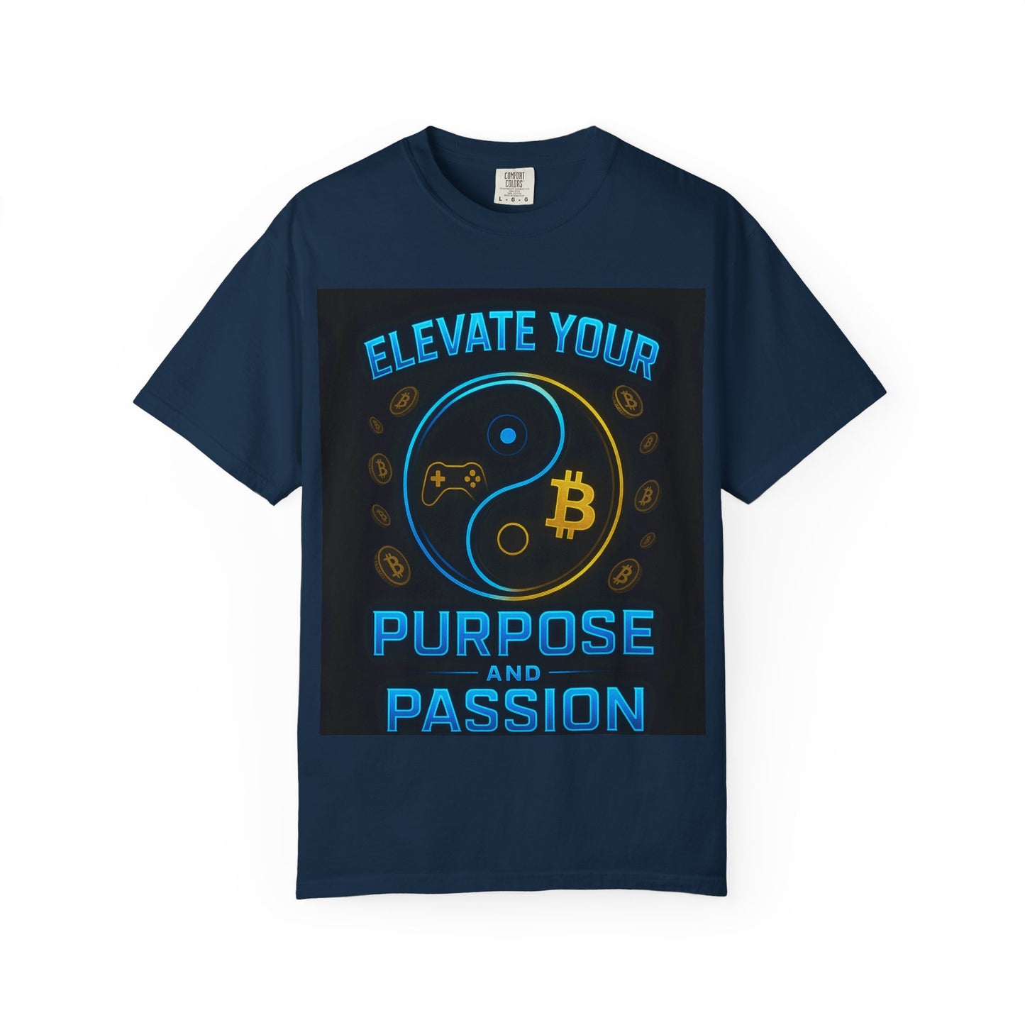 Elevate Your Purpose and Passion T-Shirt | Unisex Garment-Dyed Tee, Motivational Top for Gamers, Cryptocurrency Lovers, Birthday Gift, [...]