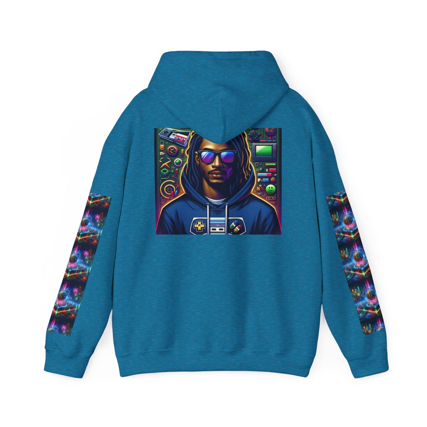 Next Gen Gamer Unisex Hooded Sweatshirt - Retro Gaming Design