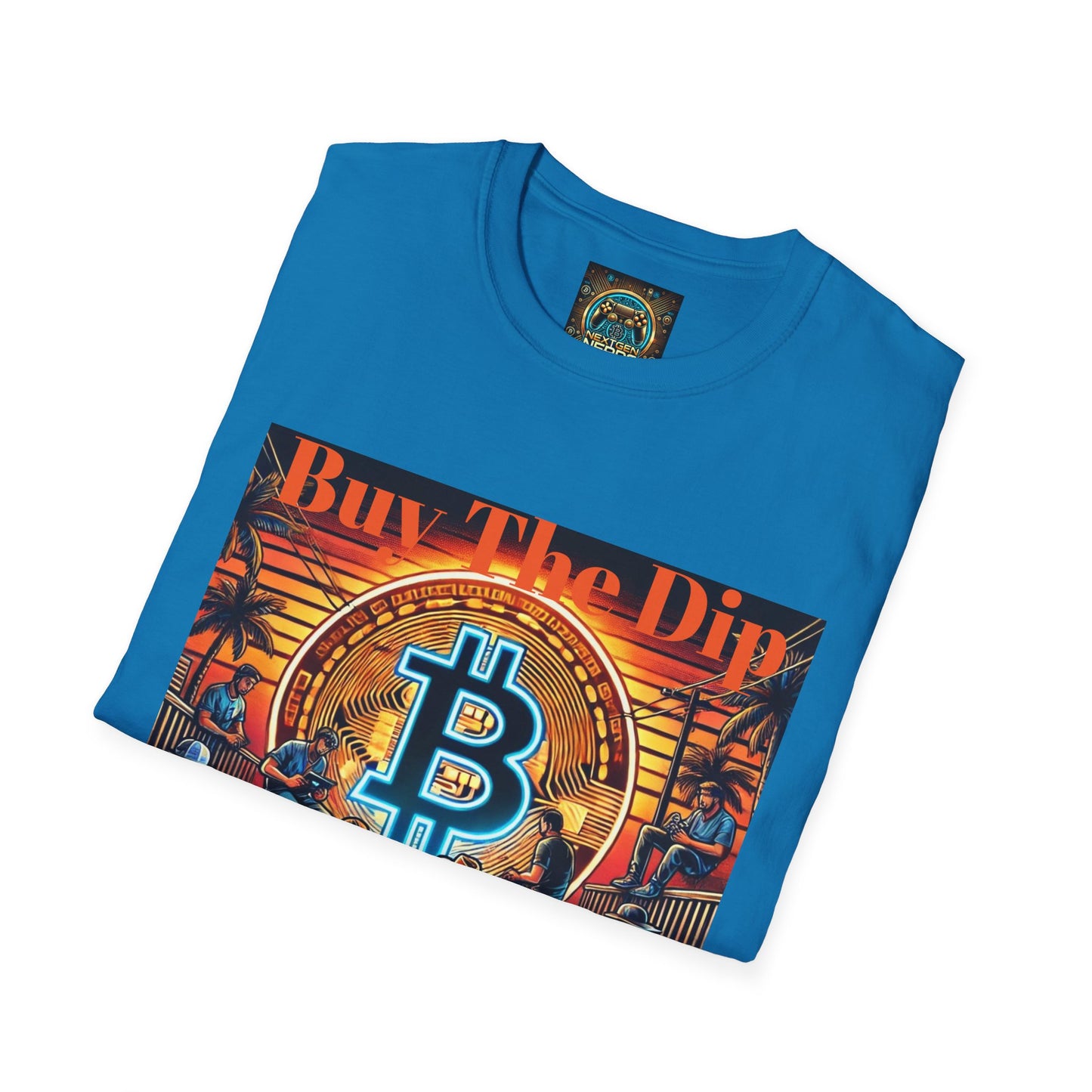 Bitcoin Gamer Unisex Softstyle T-Shirt - Buy The Dip
