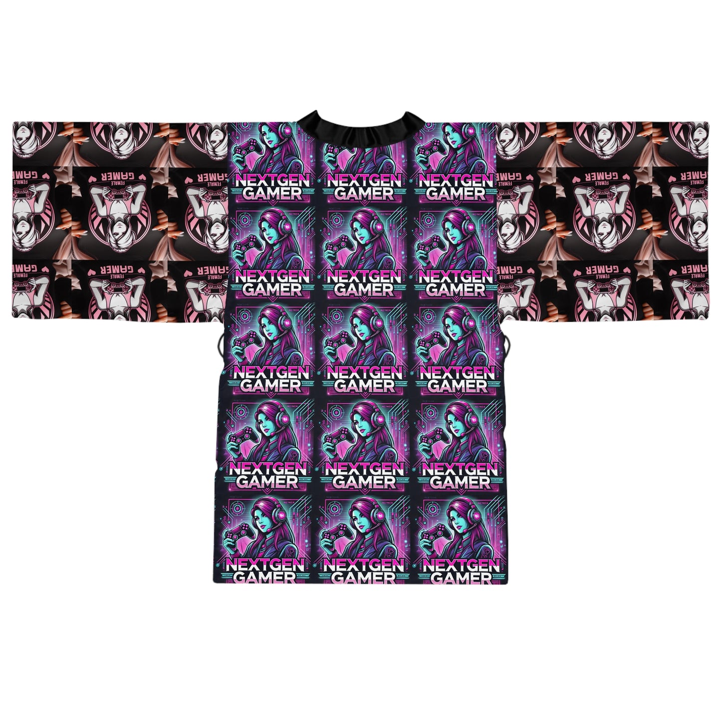 Next Gen Gamer Long Sleeve Kimono Robe - Stylish Loungewear for Gaming Enthusiasts
