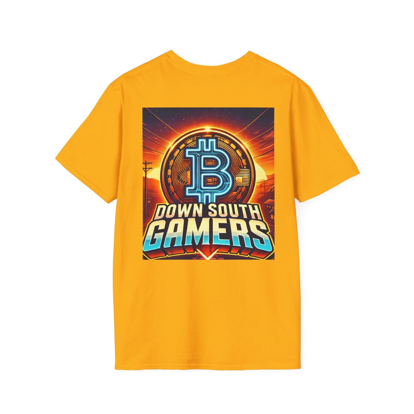 Bitcoin Gamer Unisex Softstyle T-Shirt - Buy The Dip