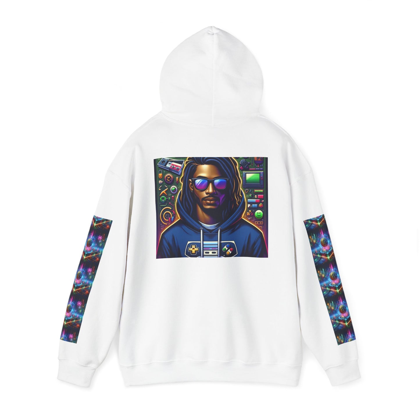 Next Gen Gamer Unisex Hooded Sweatshirt - Retro Gaming Design