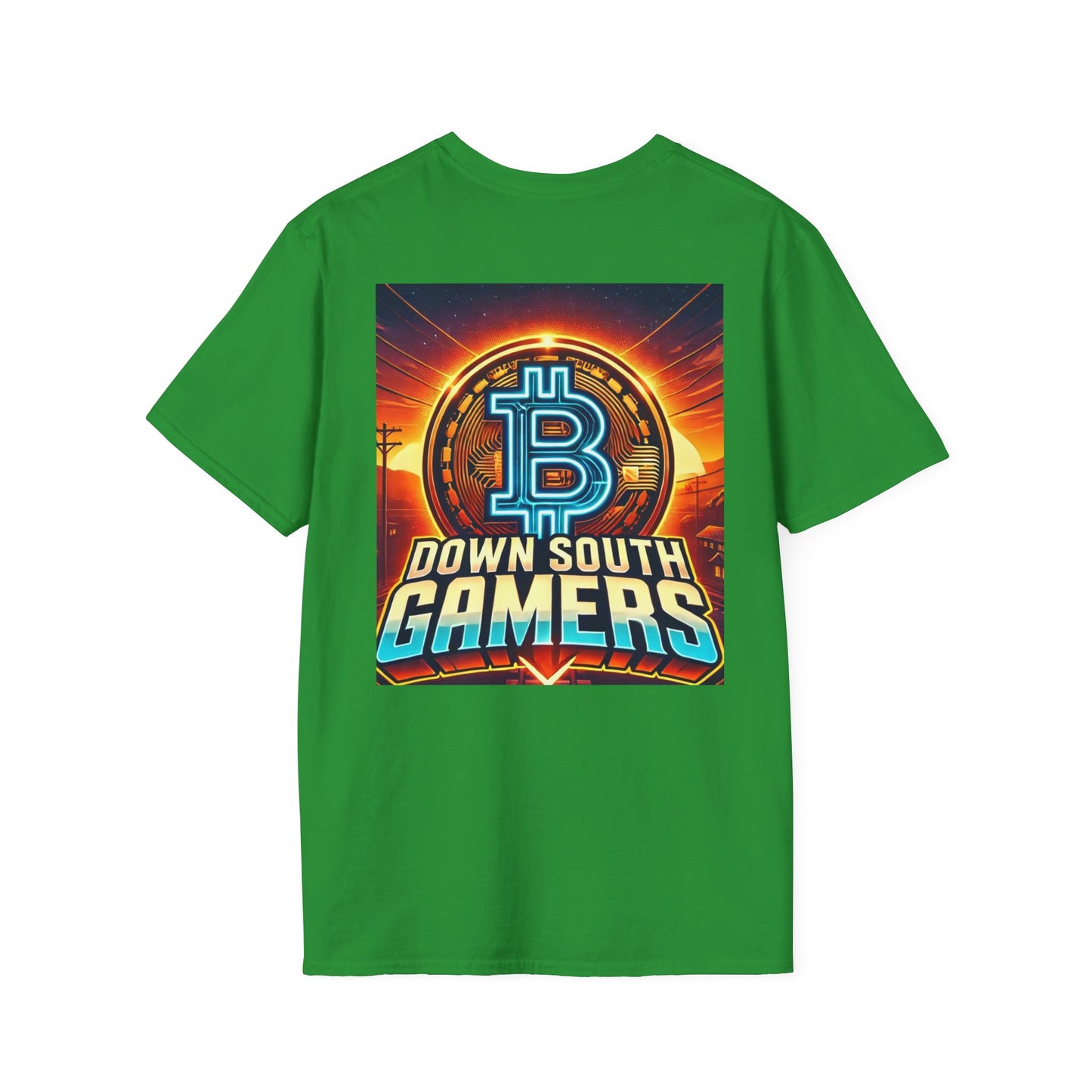 Bitcoin Gamer Unisex Softstyle T-Shirt - Buy The Dip