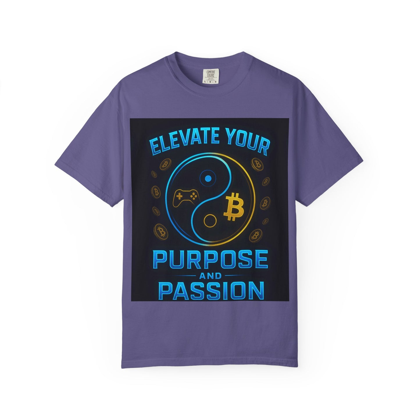 Elevate Your Purpose and Passion T-Shirt | Unisex Garment-Dyed Tee, Motivational Top for Gamers, Cryptocurrency Lovers, Birthday Gift, [...]