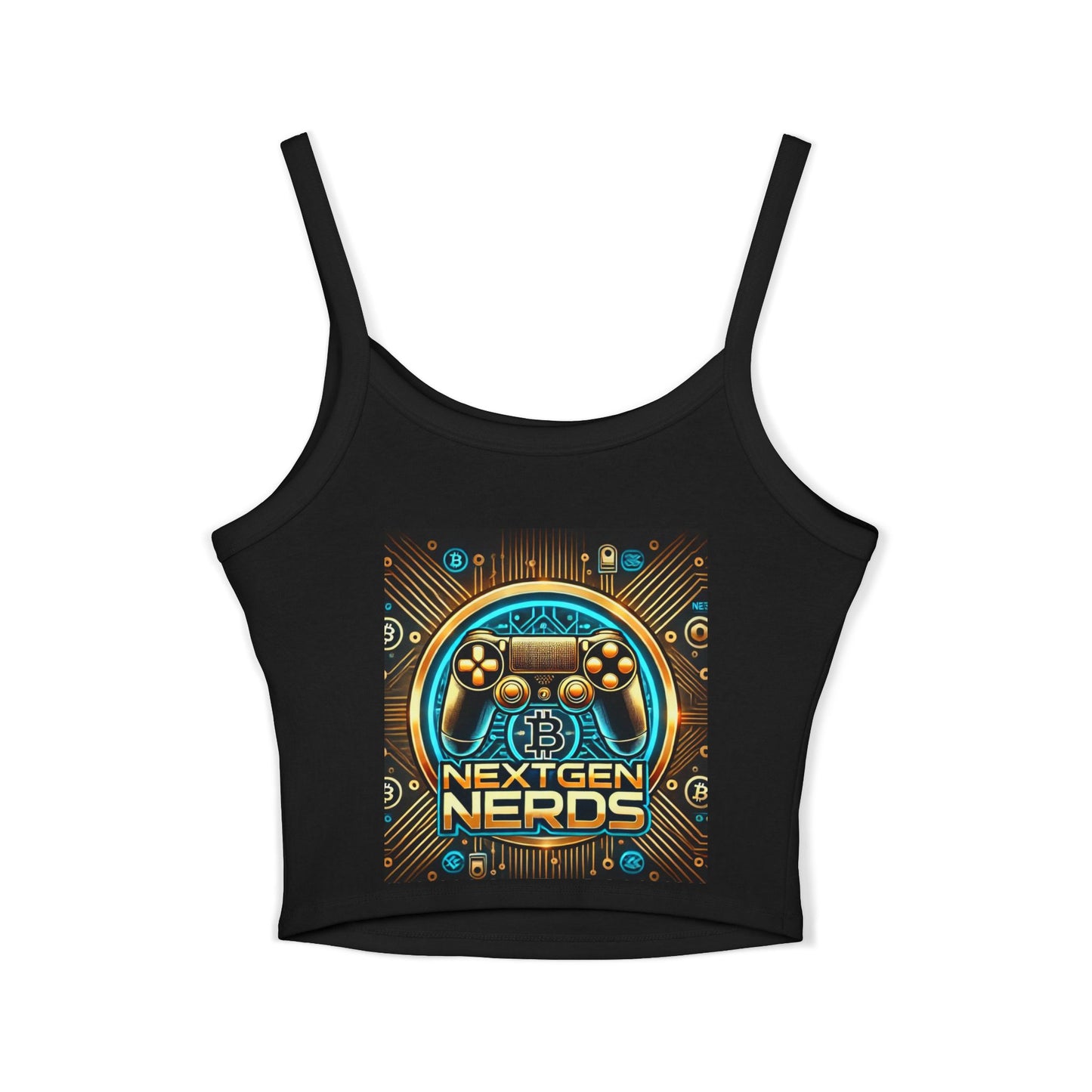 NextGen Gamer Spaghetti Strap Tank Top - Perfect for Gaming Enthusiasts