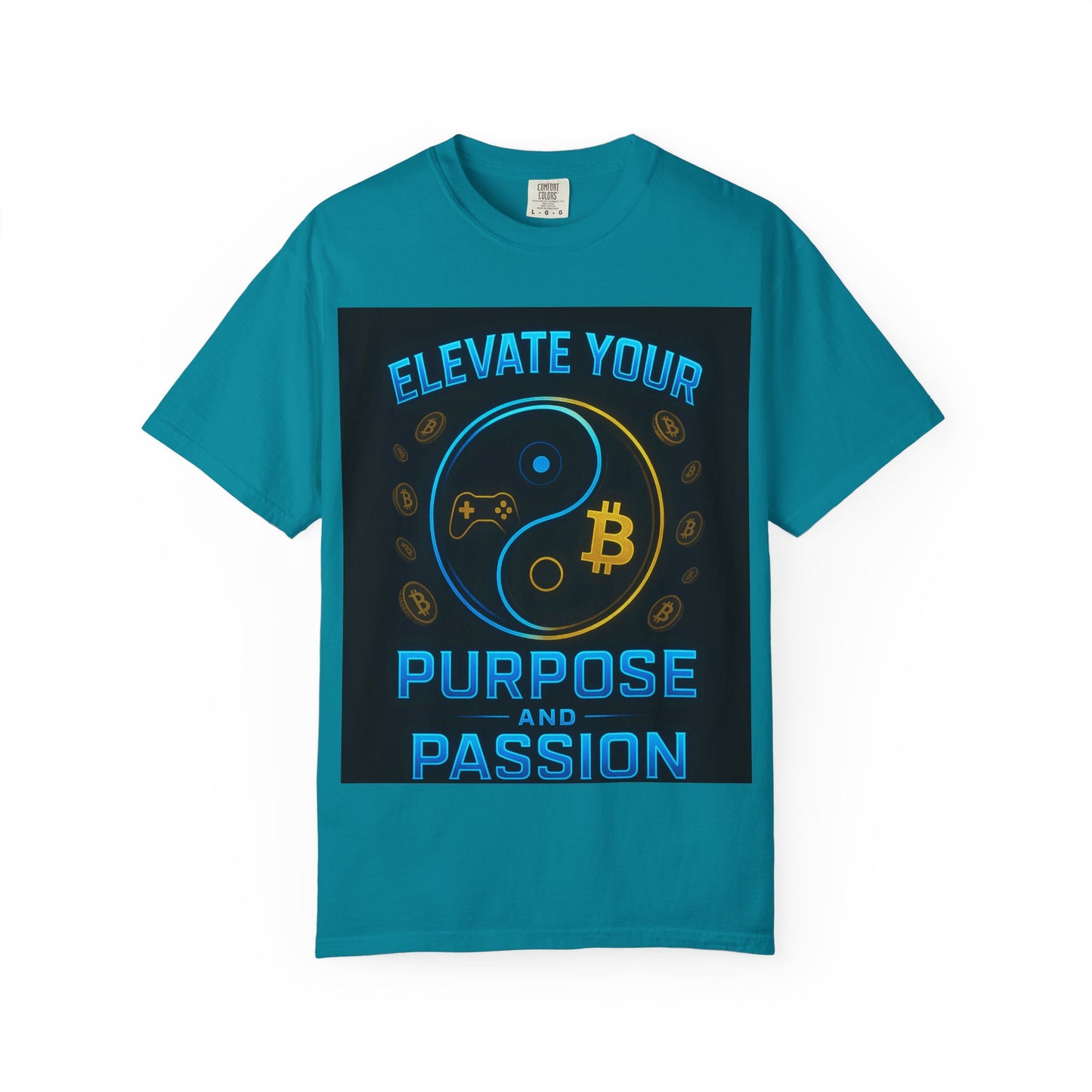 Elevate Your Purpose and Passion T-Shirt | Unisex Garment-Dyed Tee, Motivational Top for Gamers, Cryptocurrency Lovers, Birthday Gift, [...]