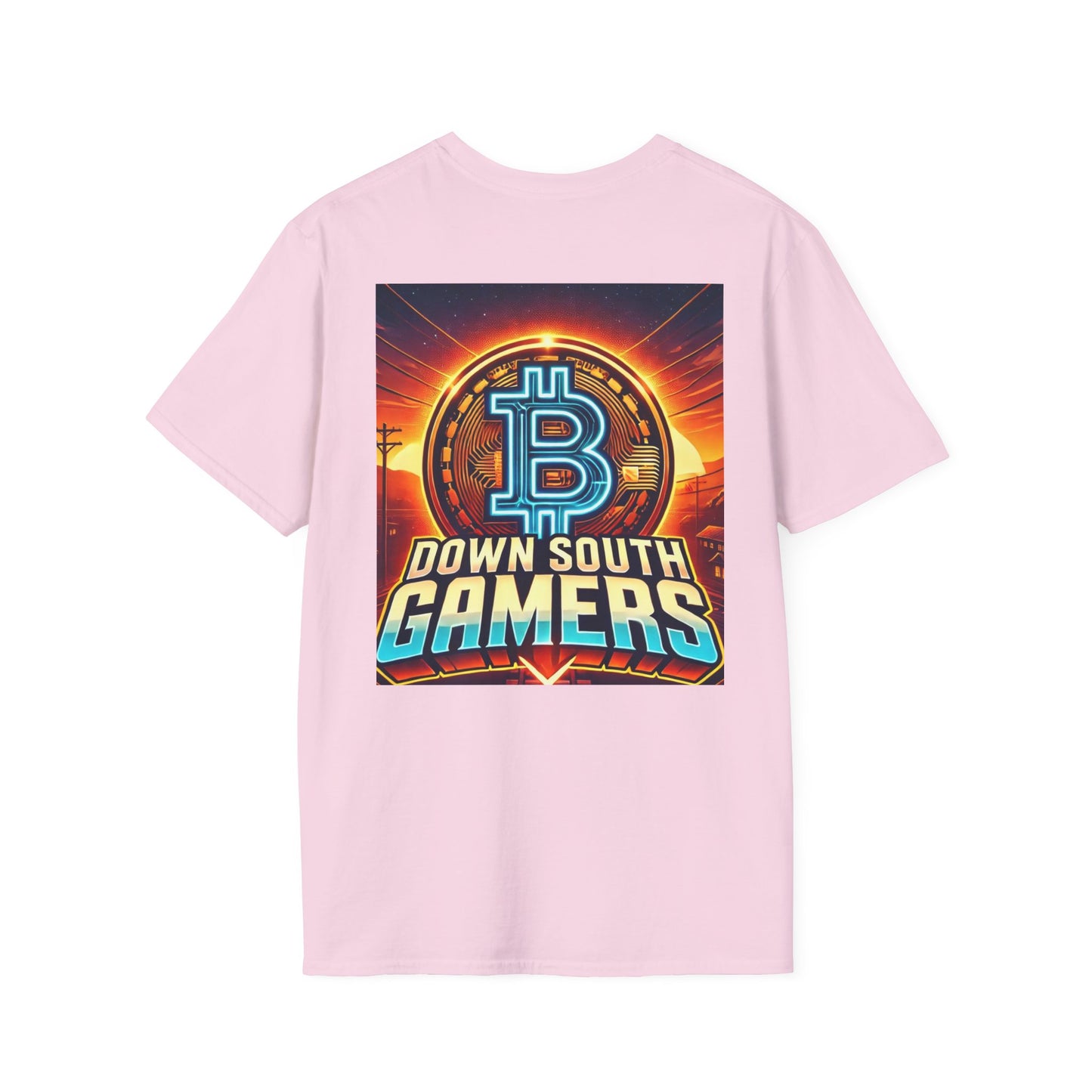 Bitcoin Gamer Unisex Softstyle T-Shirt - Buy The Dip