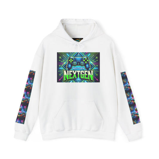 Next Gen Gamer Unisex Hooded Sweatshirt - Retro Gaming Design