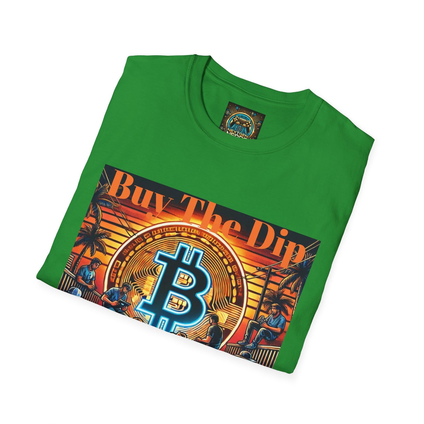 Bitcoin Gamer Unisex Softstyle T-Shirt - Buy The Dip