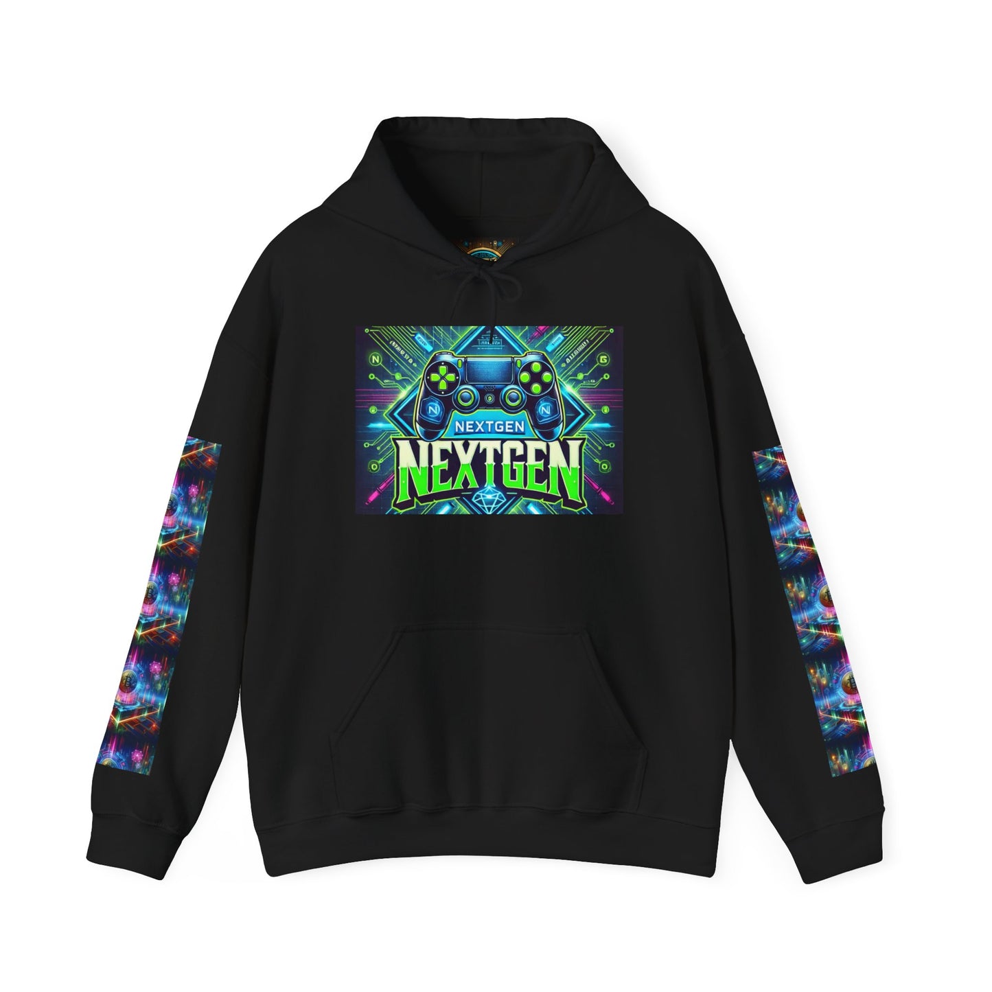 Next Gen Gamer Unisex Hooded Sweatshirt - Retro Gaming Design