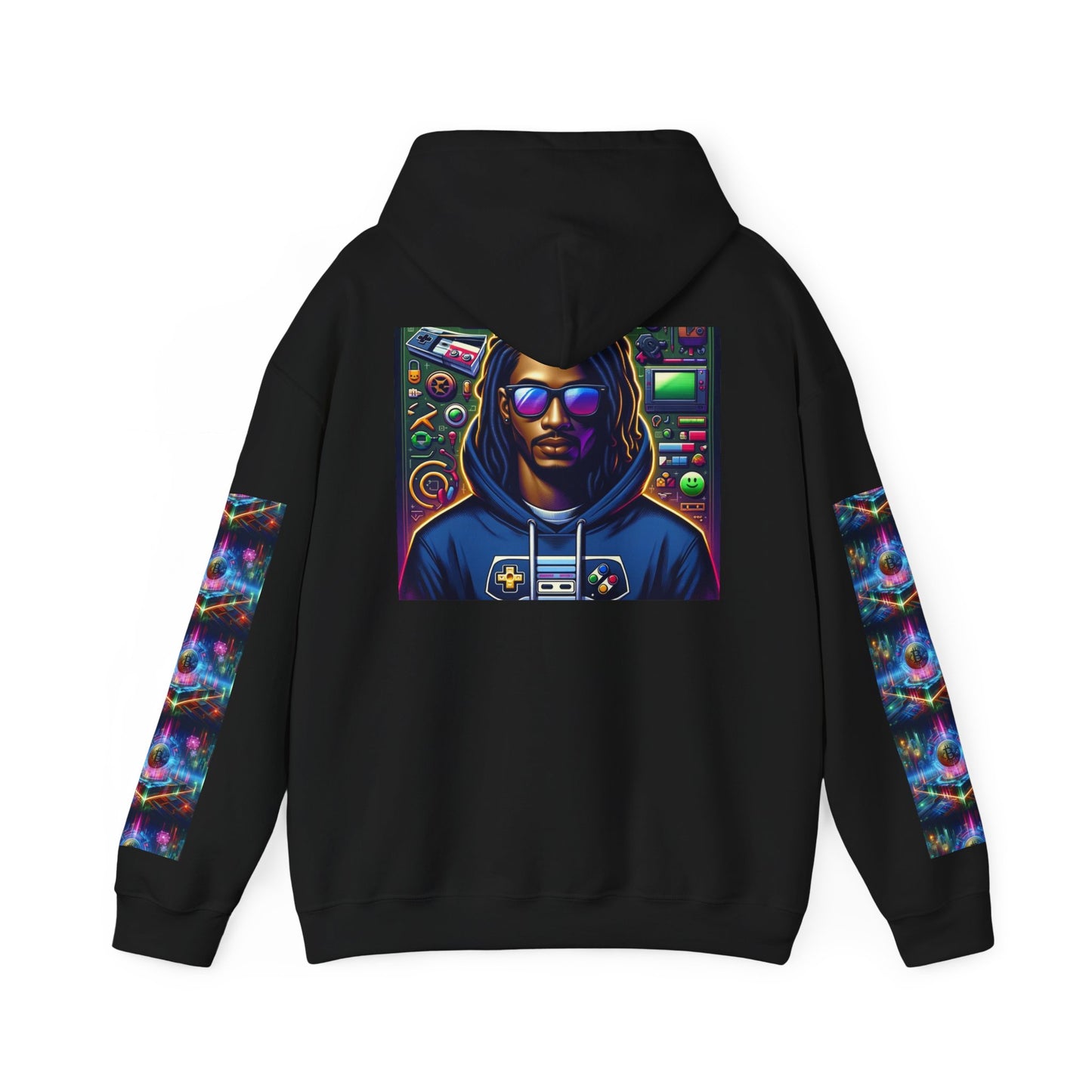 Next Gen Gamer Unisex Hooded Sweatshirt - Retro Gaming Design