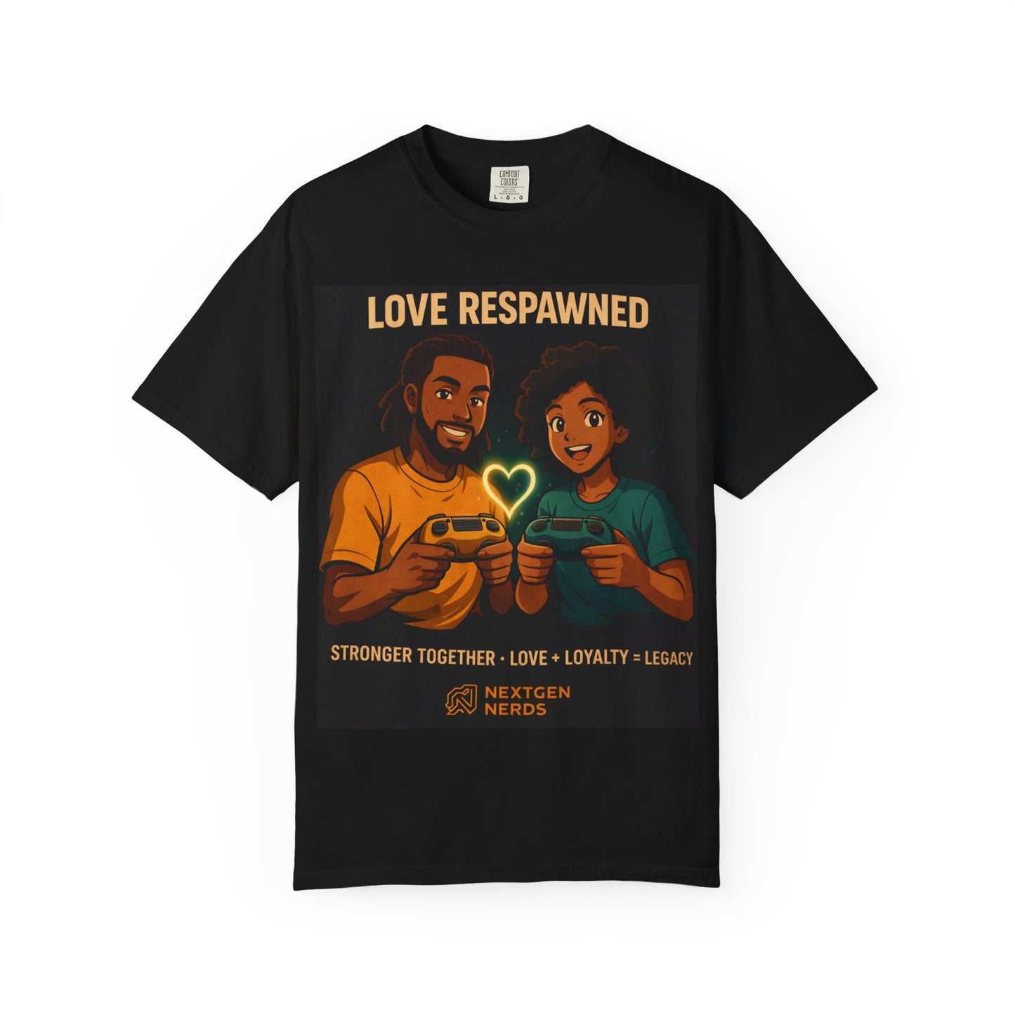 Raised on Greatness T-Shirt — "Love Respawned" Gamer Family Tee