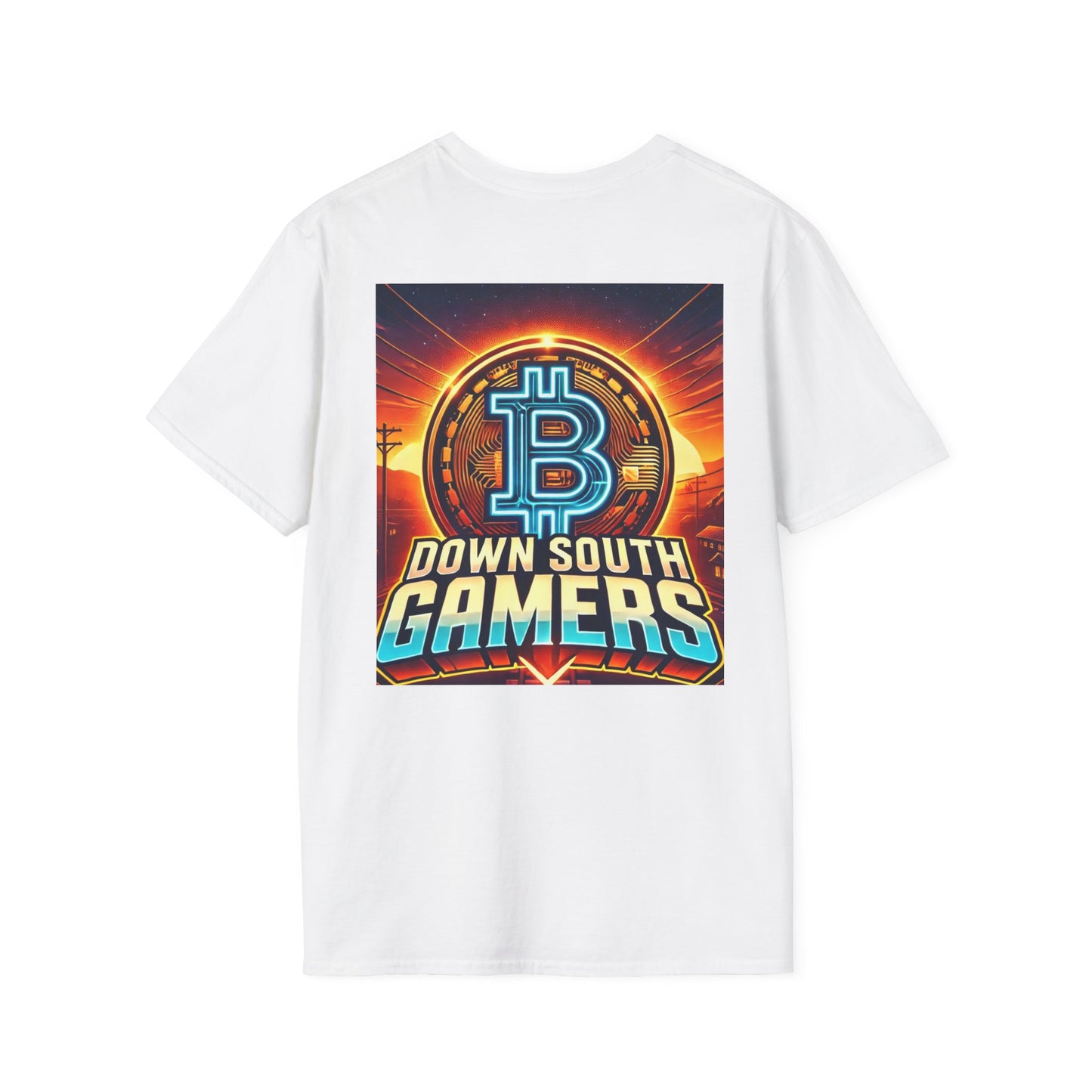 Bitcoin Gamer Unisex Softstyle T-Shirt - Buy The Dip
