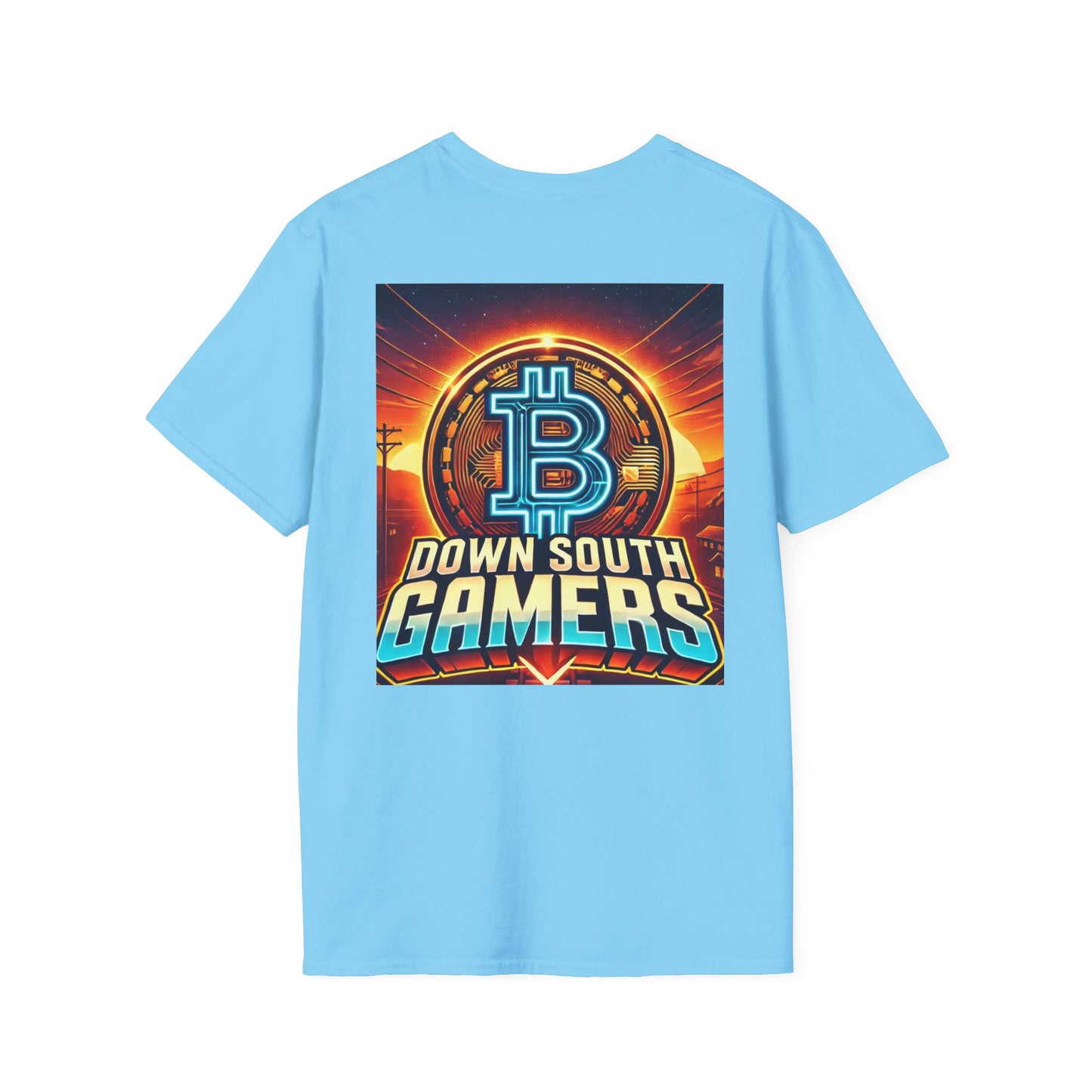 Bitcoin Gamer Unisex Softstyle T-Shirt - Buy The Dip