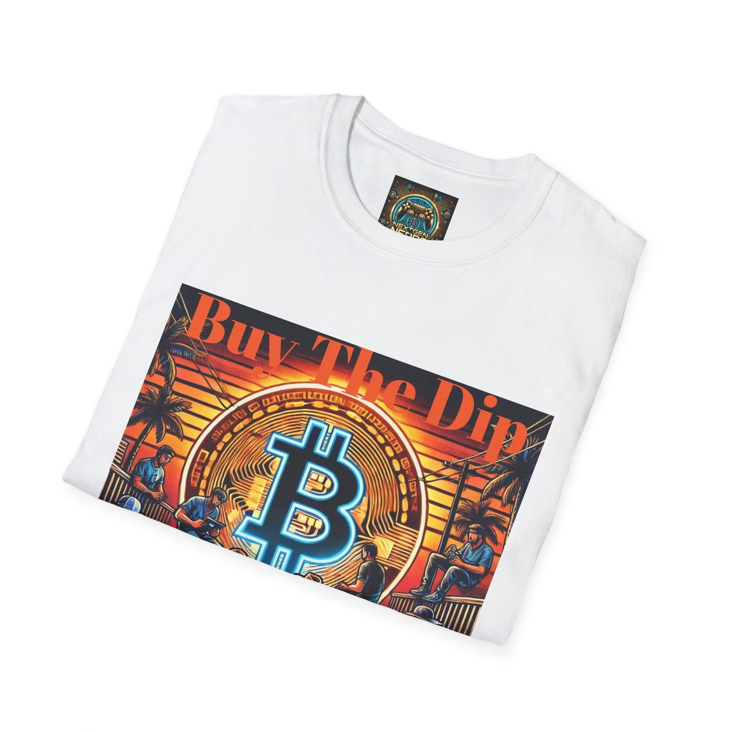 Bitcoin Gamer Unisex Softstyle T-Shirt - Buy The Dip