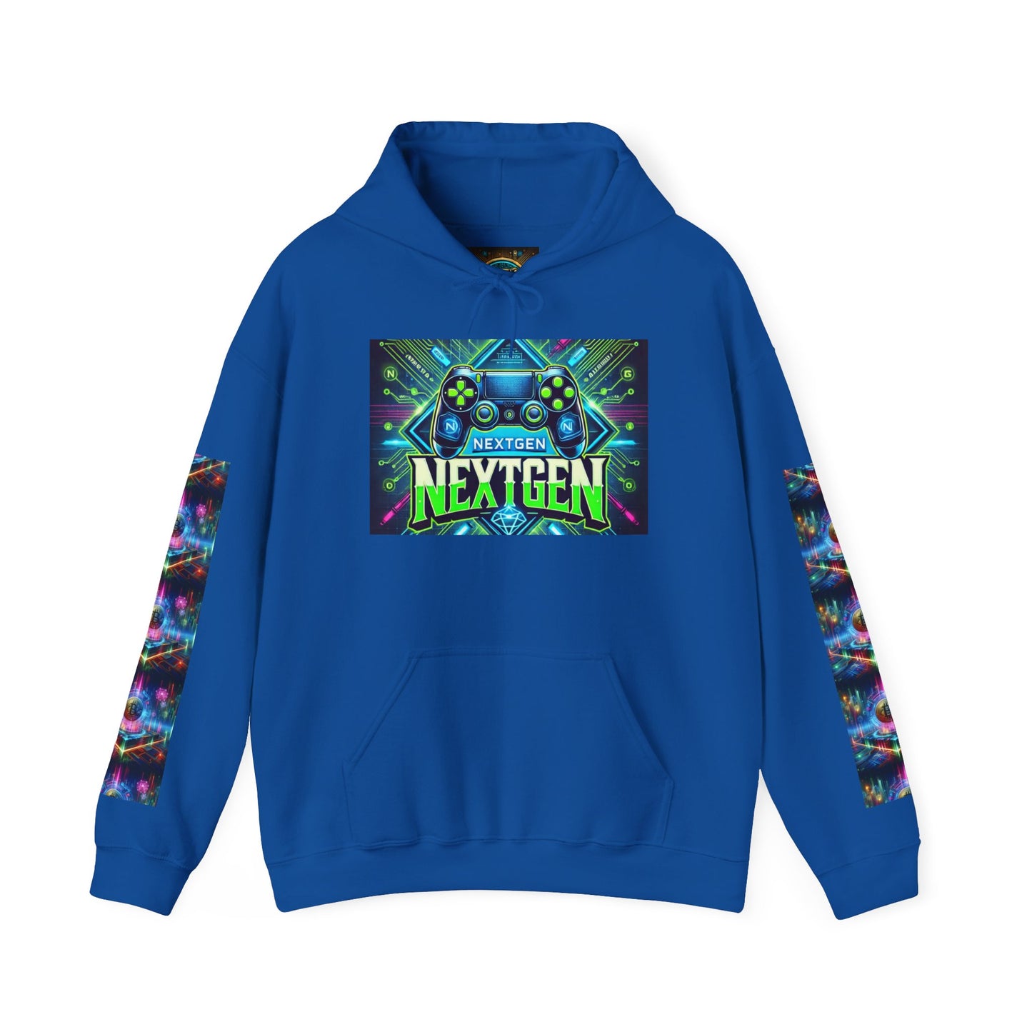 Next Gen Gamer Unisex Hooded Sweatshirt - Retro Gaming Design